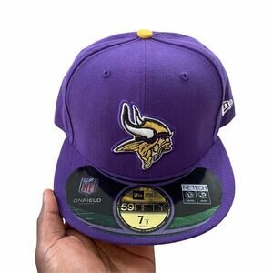 New Era Minnesota Vikings Fitted Hat 7 1/2